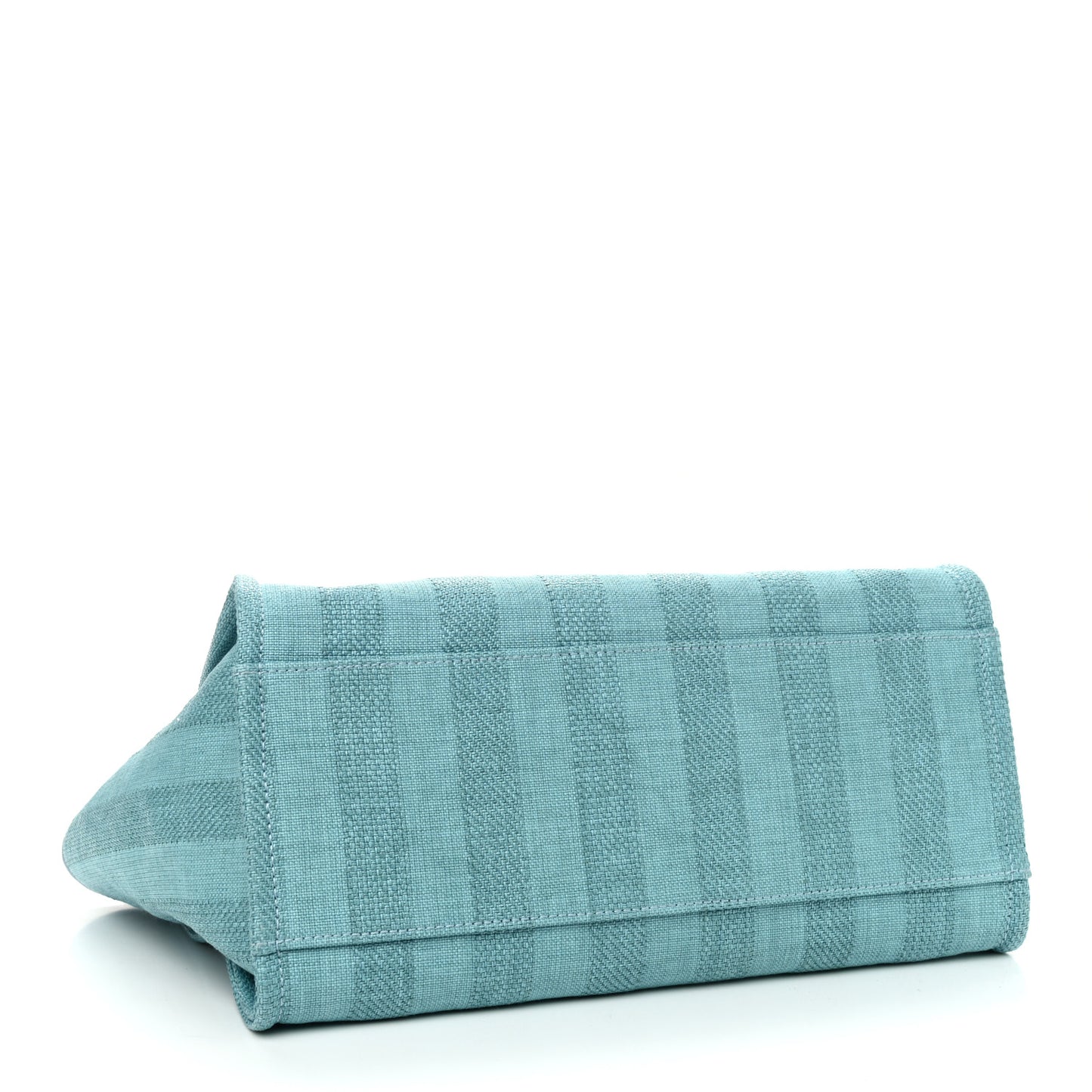 Mixed Fibers Striped Medium Deauville Tote Blue