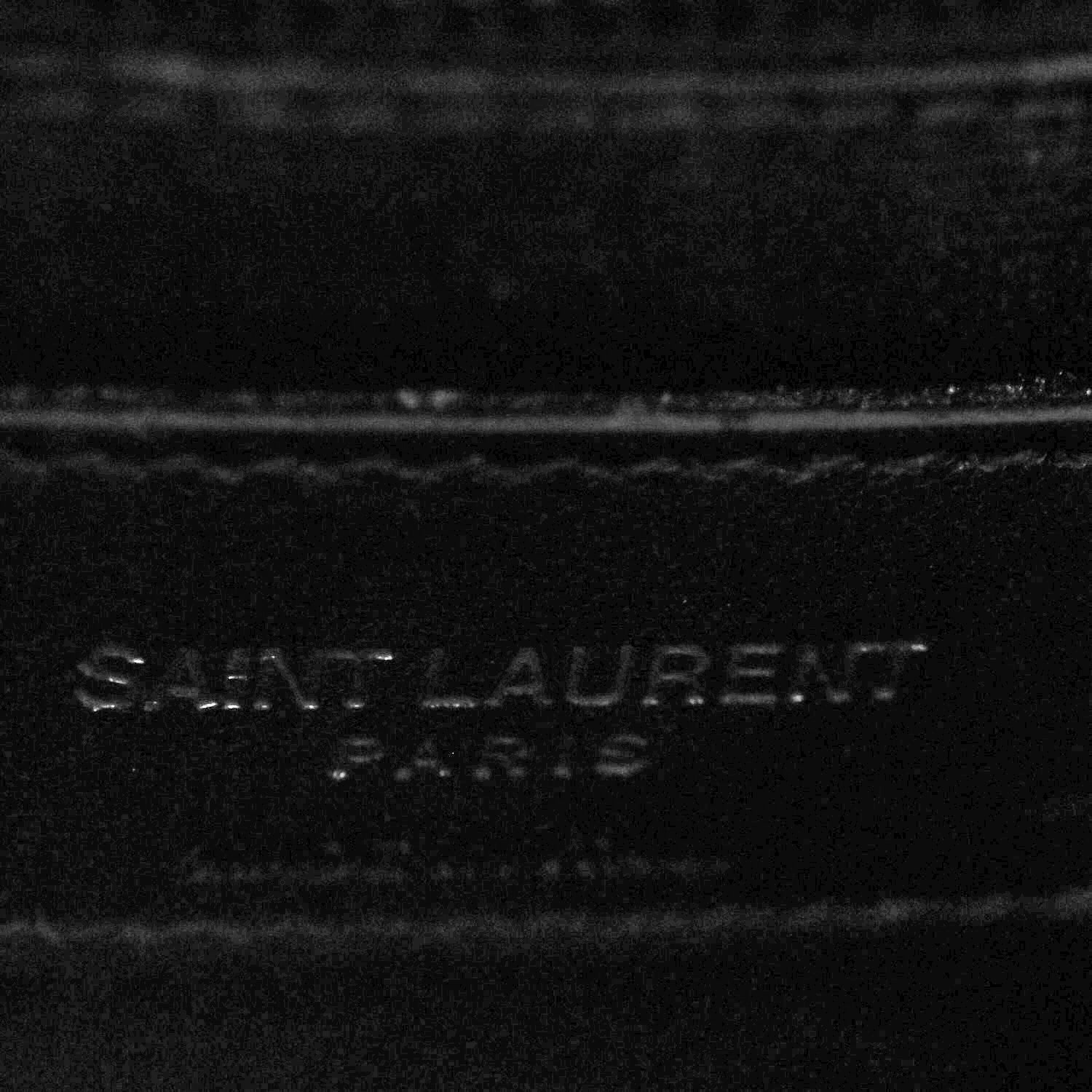 Saint Laurent Calfskin Y Quilted Monogram Monochrome Toy Loulou Crossbody Bag Black 5 of 11