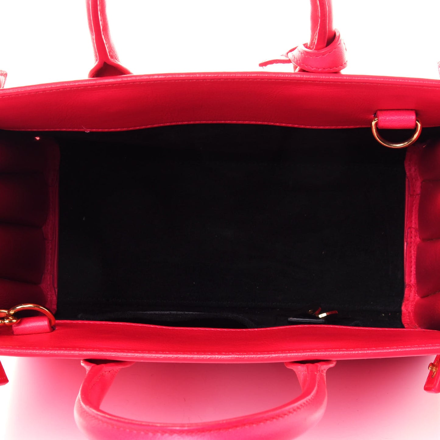 Calfskin Nano Sac De Jour Fluo Pink