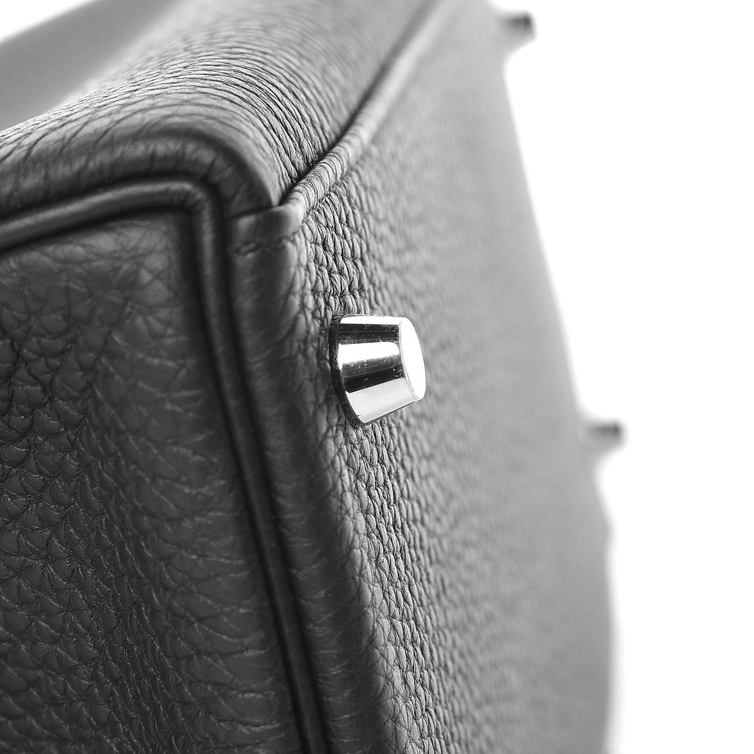 Hermes Togo Kelly Retourne 28 Black 12 of 37