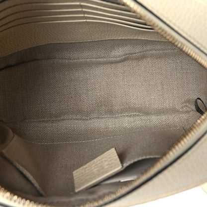 Gucci Monogram Dollar Calfskin Mini Bree Messenger Bag Beige Ebony Avoire 5 of 9