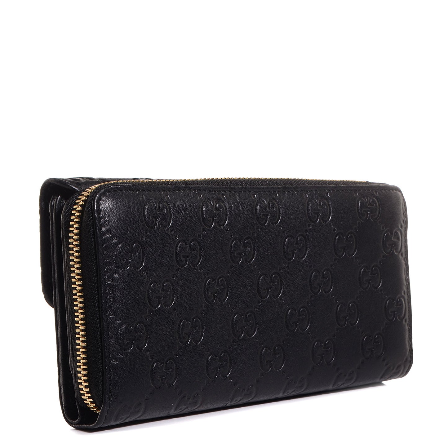 Guccissima Continental Zip Wallet Black