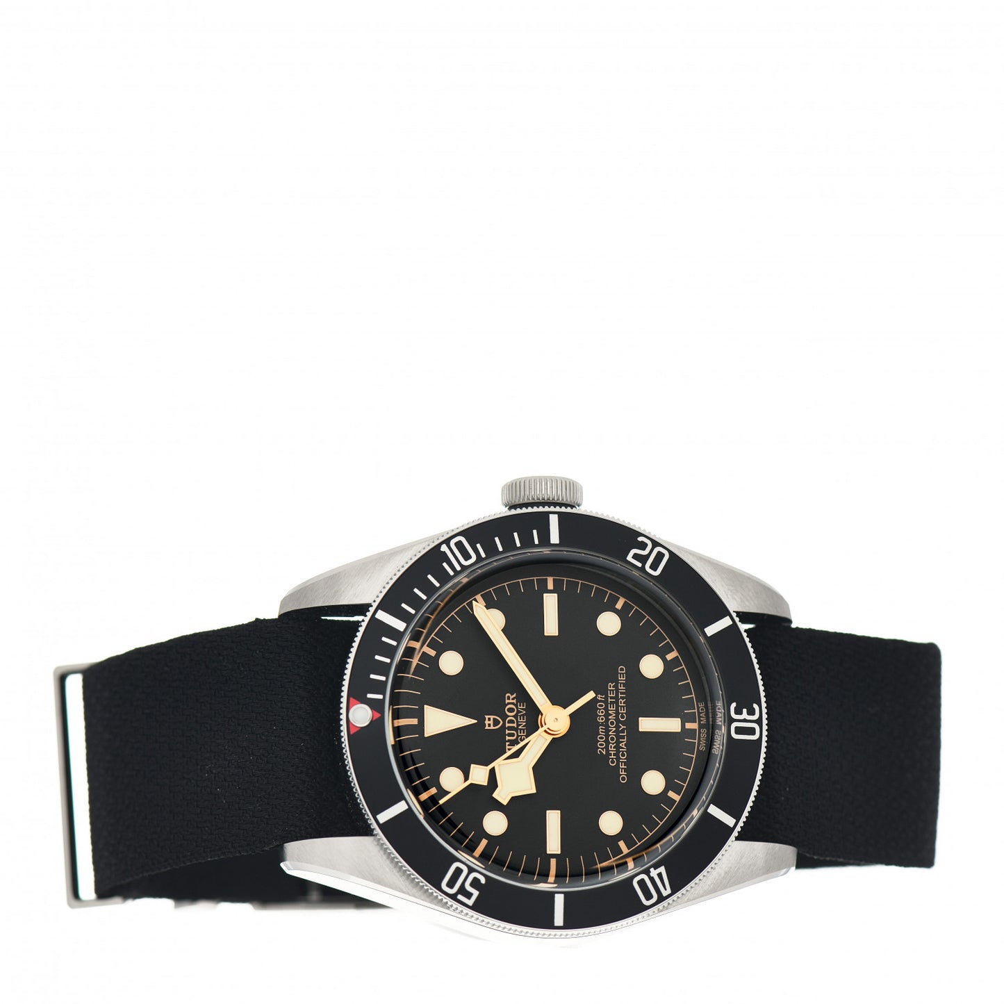 Stainless Steel Fabric 41mm Black Bay Automatic Watch Black 79230N