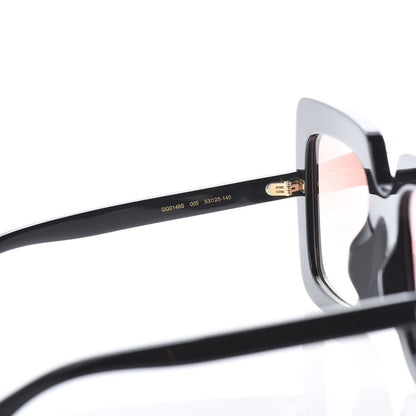 Gucci Acetate Crystal Oversize Sunglasses GG0148S Black 5 of 7