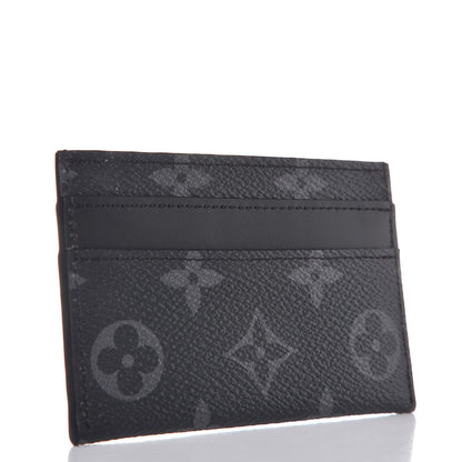Louis Vuitton Monogram Eclipse Porte-Cartes Double Card Holder 3 of 8