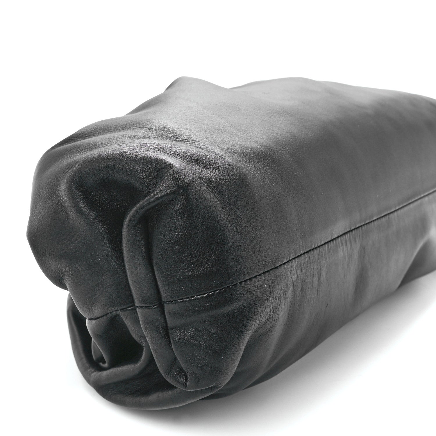 Bottega Veneta Smooth Butter Calf The Pouch Oversized Clutch Black 11 of 12