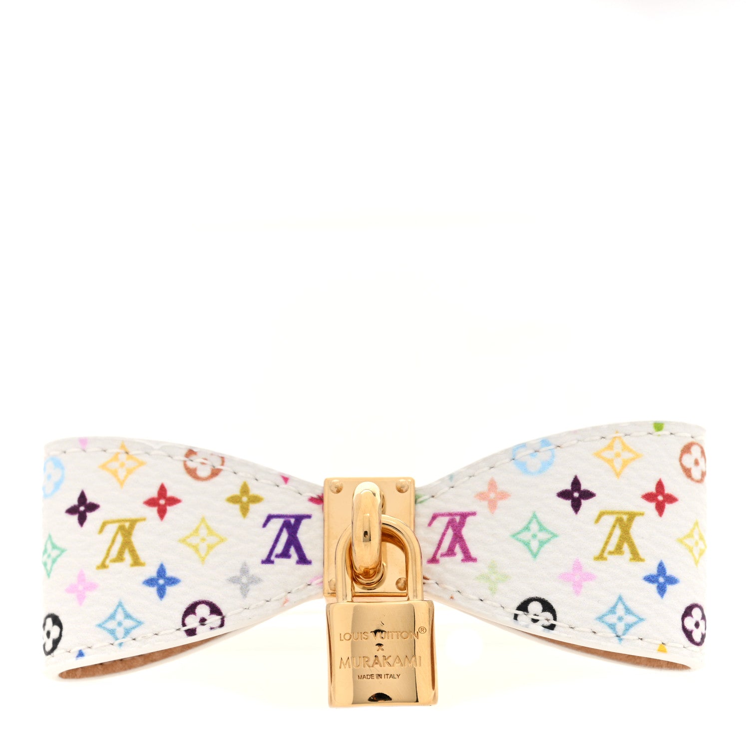 Louis Vuitton LV X TM Monogram Multicolor Bow Barrette White 1 of 4