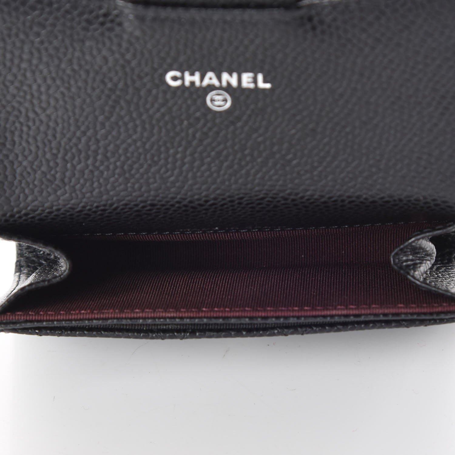 Chanel Caviar Quilted Flap Card Holder Black 6 of 8