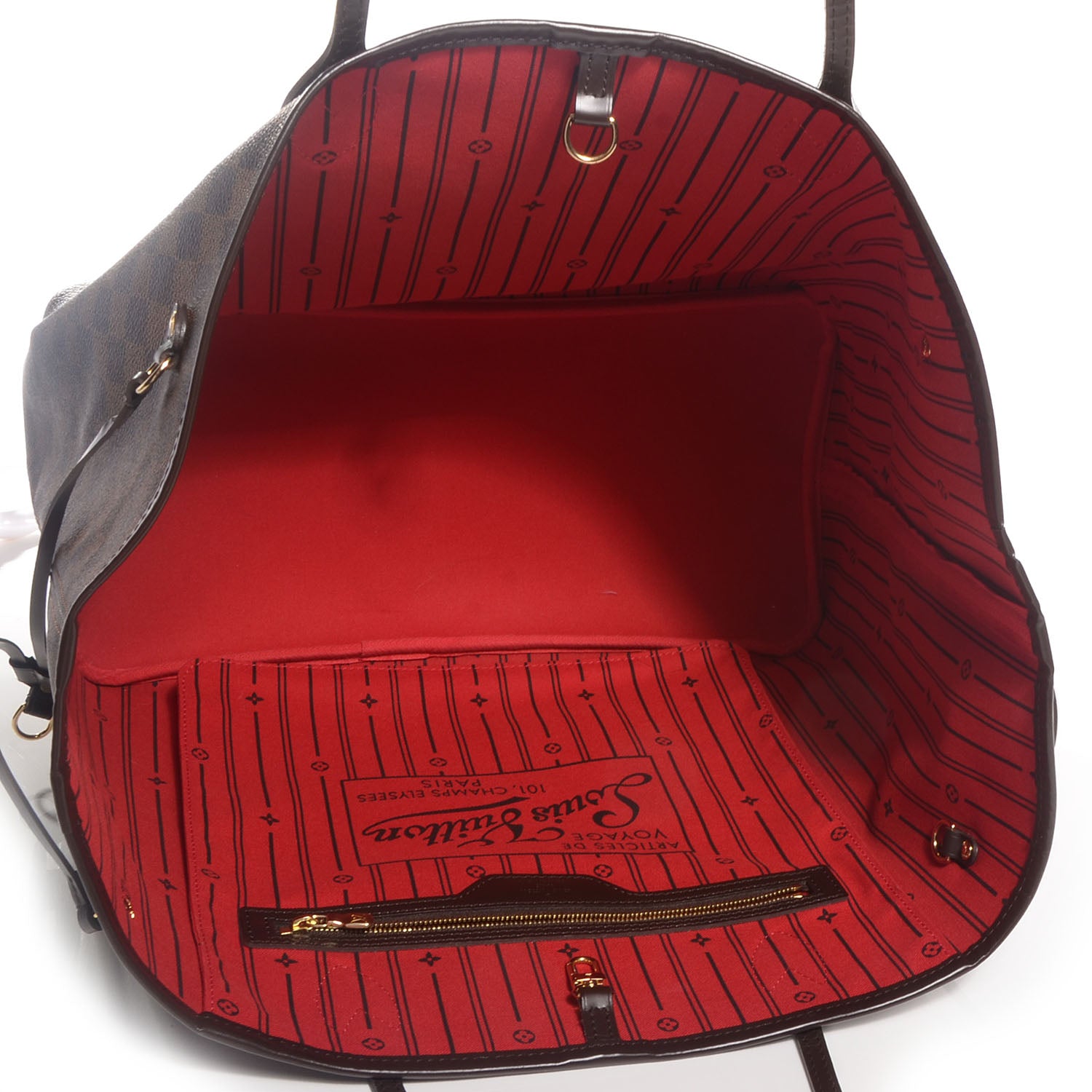 Louis Vuitton Damier Ebene Neverfull GM 5 of 7
