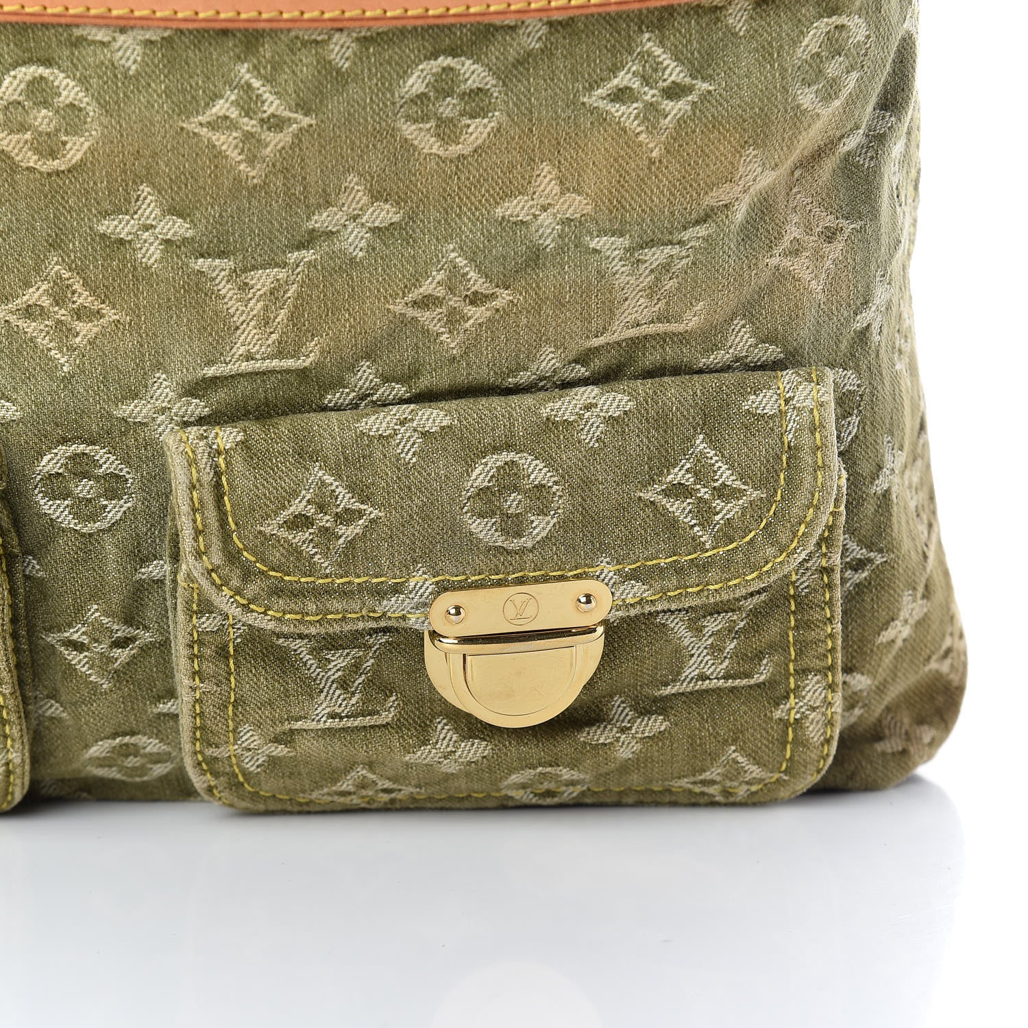 Louis Vuitton Denim Baggy GM Lichen 9 of 14