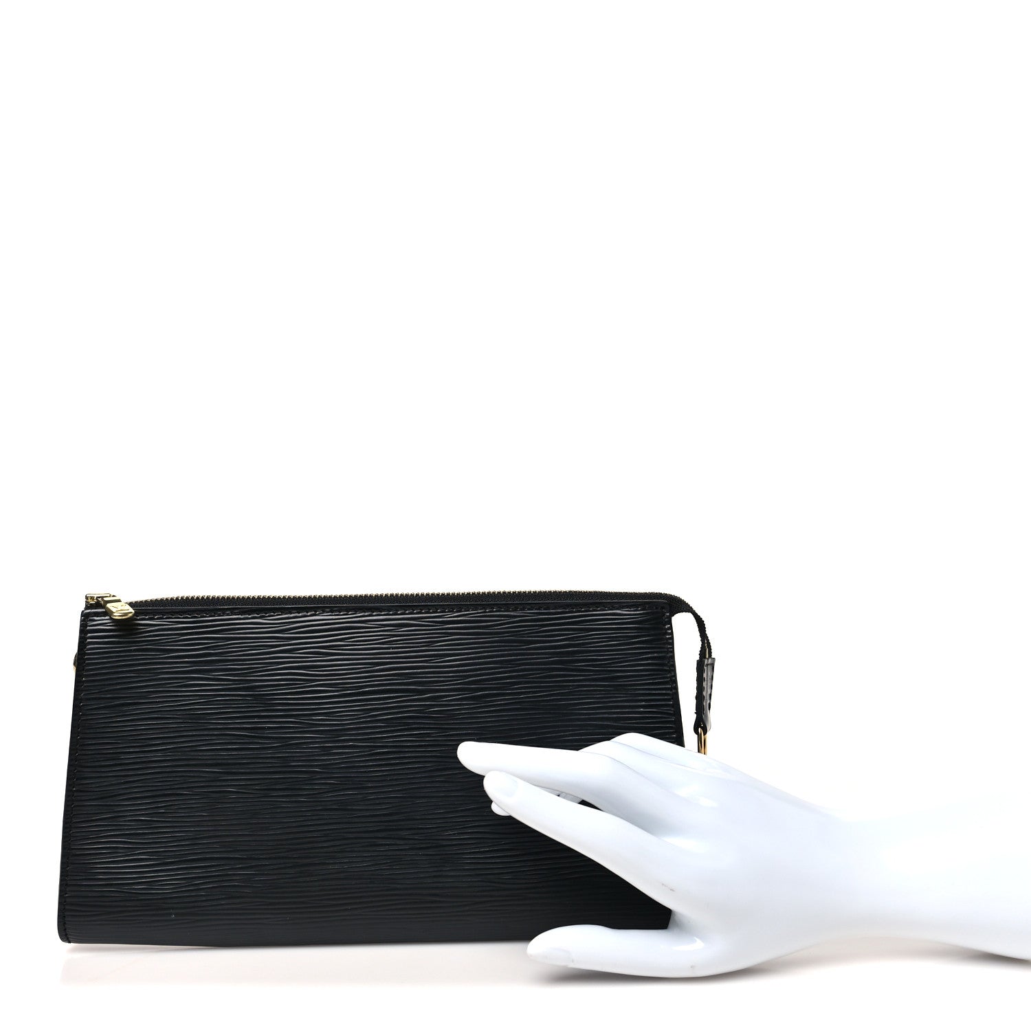 Louis Vuitton Epi Pochette Accessories 21 Black 2 of 10