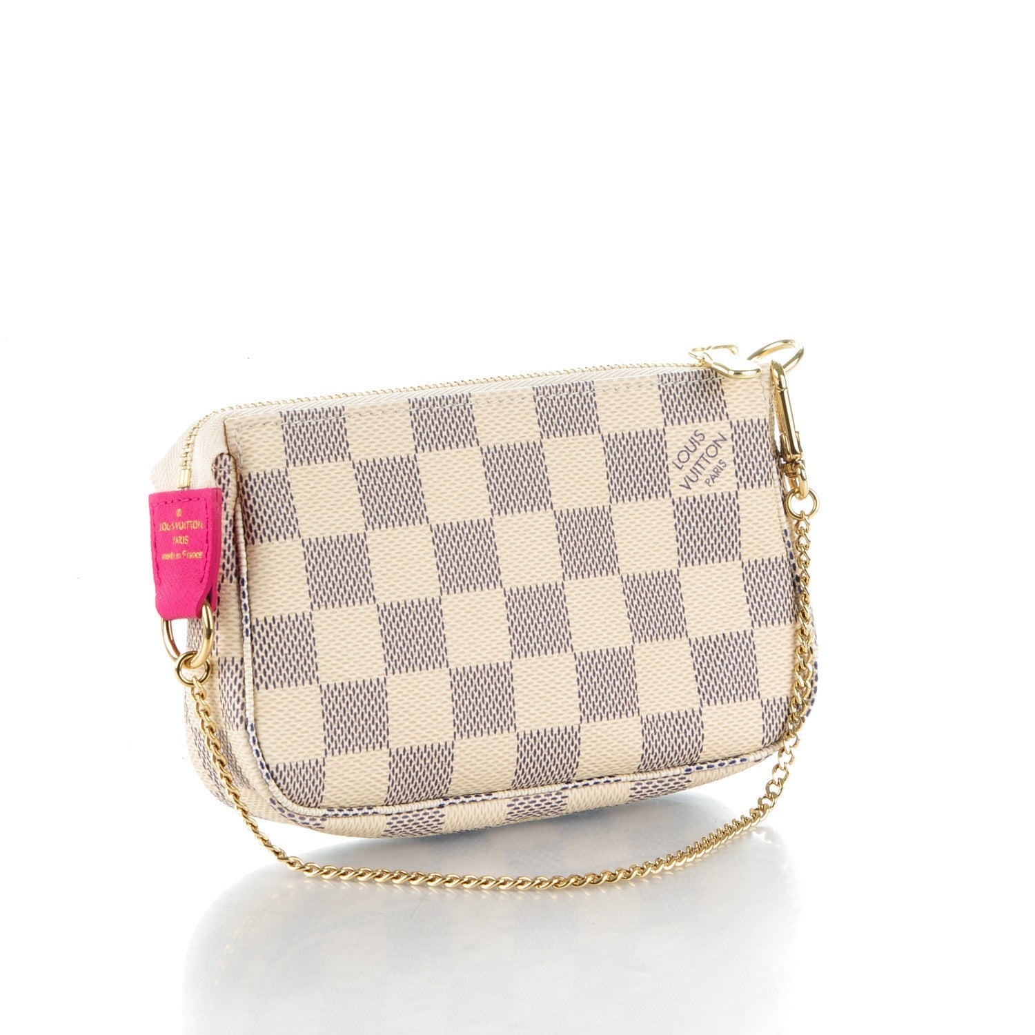 Louis Vuitton Damier Azur 2015 Christmas Animation Mini Pochette Accessories 3 of 7