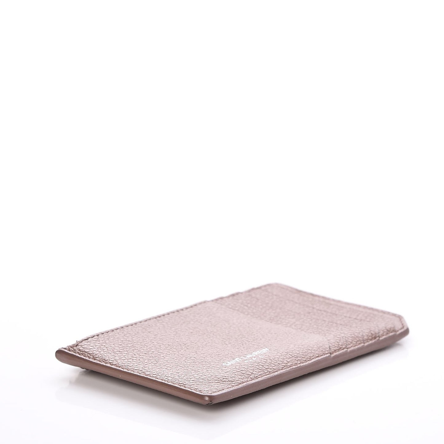 Grained Calfskin 5 Fragments Zip Pouch Card Holder Fard
