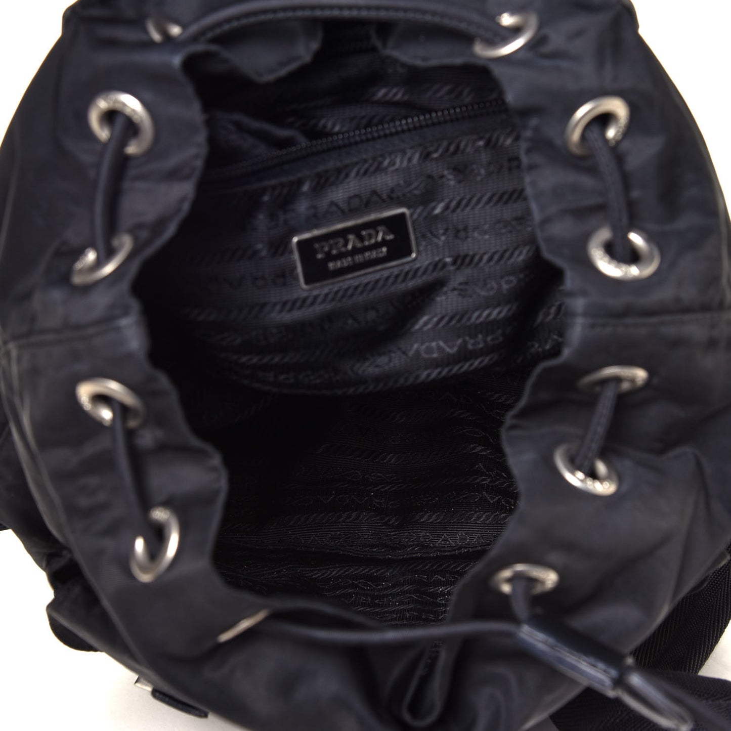 Tessuto Nylon Vela Small Backpack Black