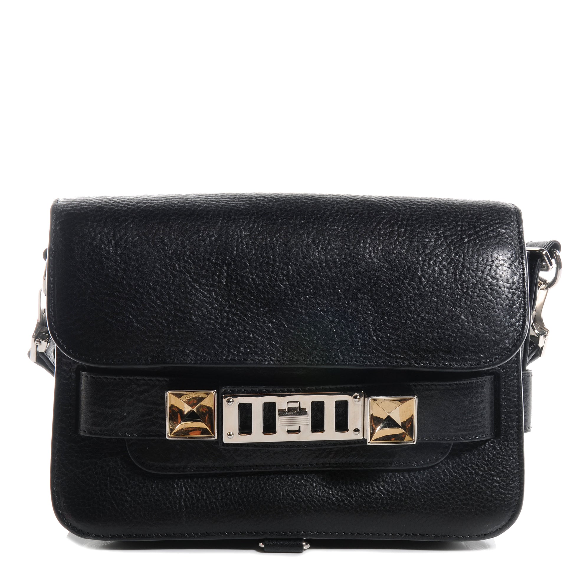 Proenza Schouler Leather Mini PS11 Classic Shoulder Bag Black 1 of 8