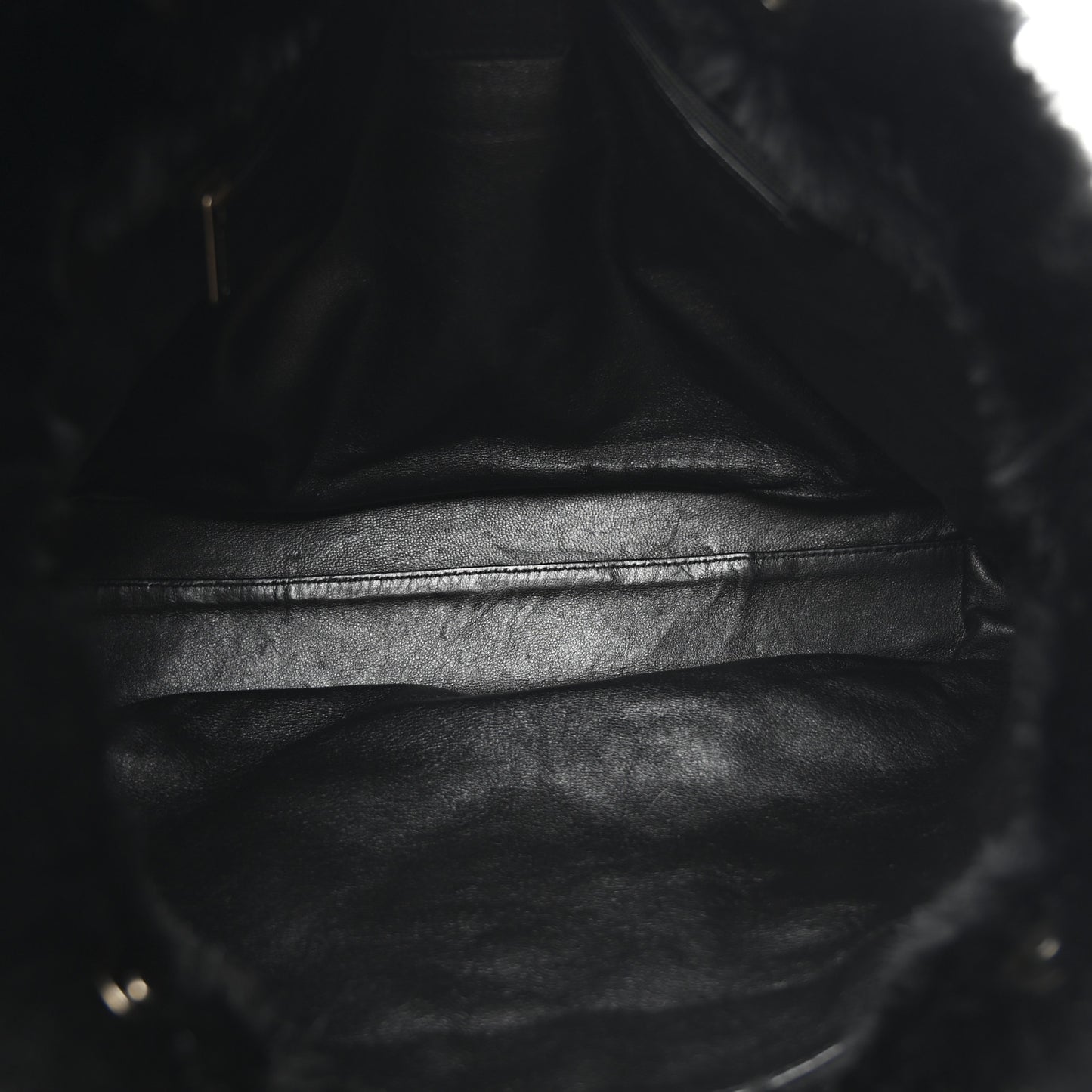 Orylag Rabbit Fur CC Tote Black