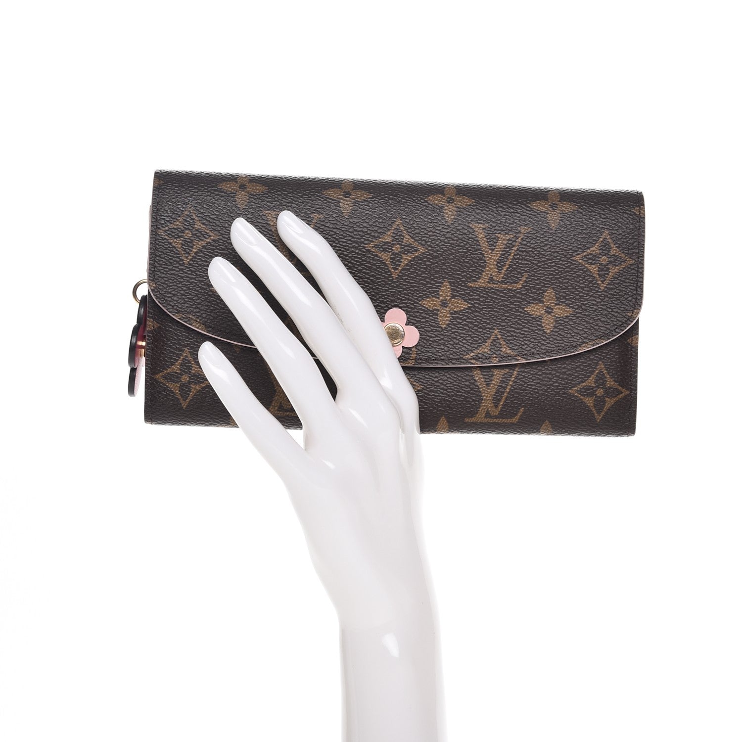 Louis Vuitton Monogram Bloom Flower Emilie Wallet 2 of 7