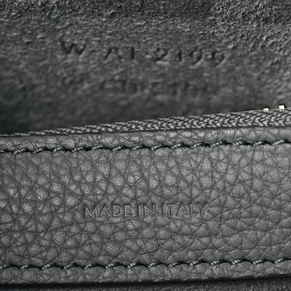 Celine Baby Drummed Calfskin Micro Luggage Kohl 7 of 9