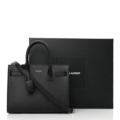 Saint Laurent Grain De Poudre Baby Sac De Jour Black 12 of 12