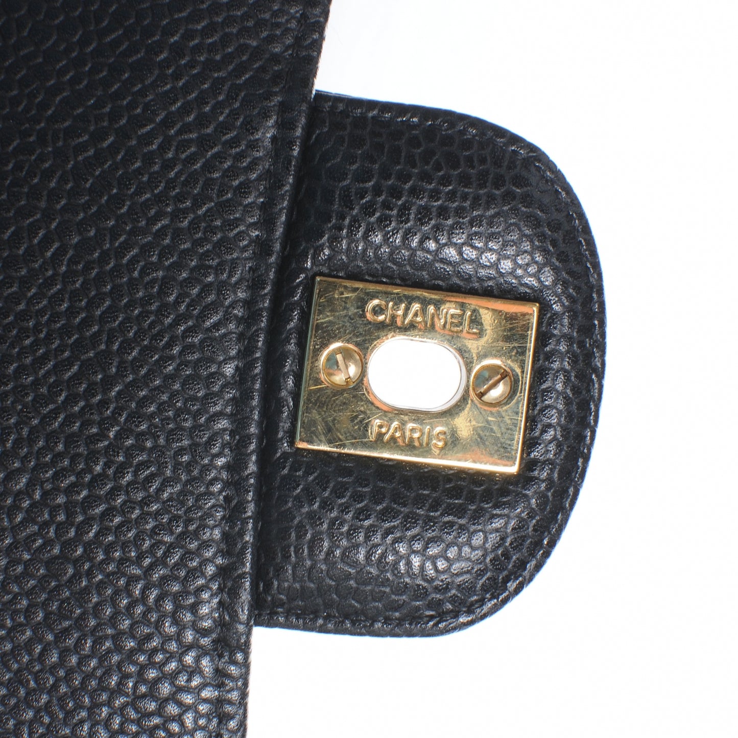 Caviar Quilted Mini Flap Bag Black