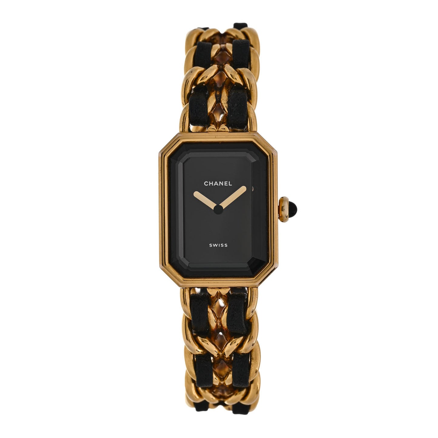 Stainless Steel Lambskin 20mm Chain Premiere Quartz Watch Gold M