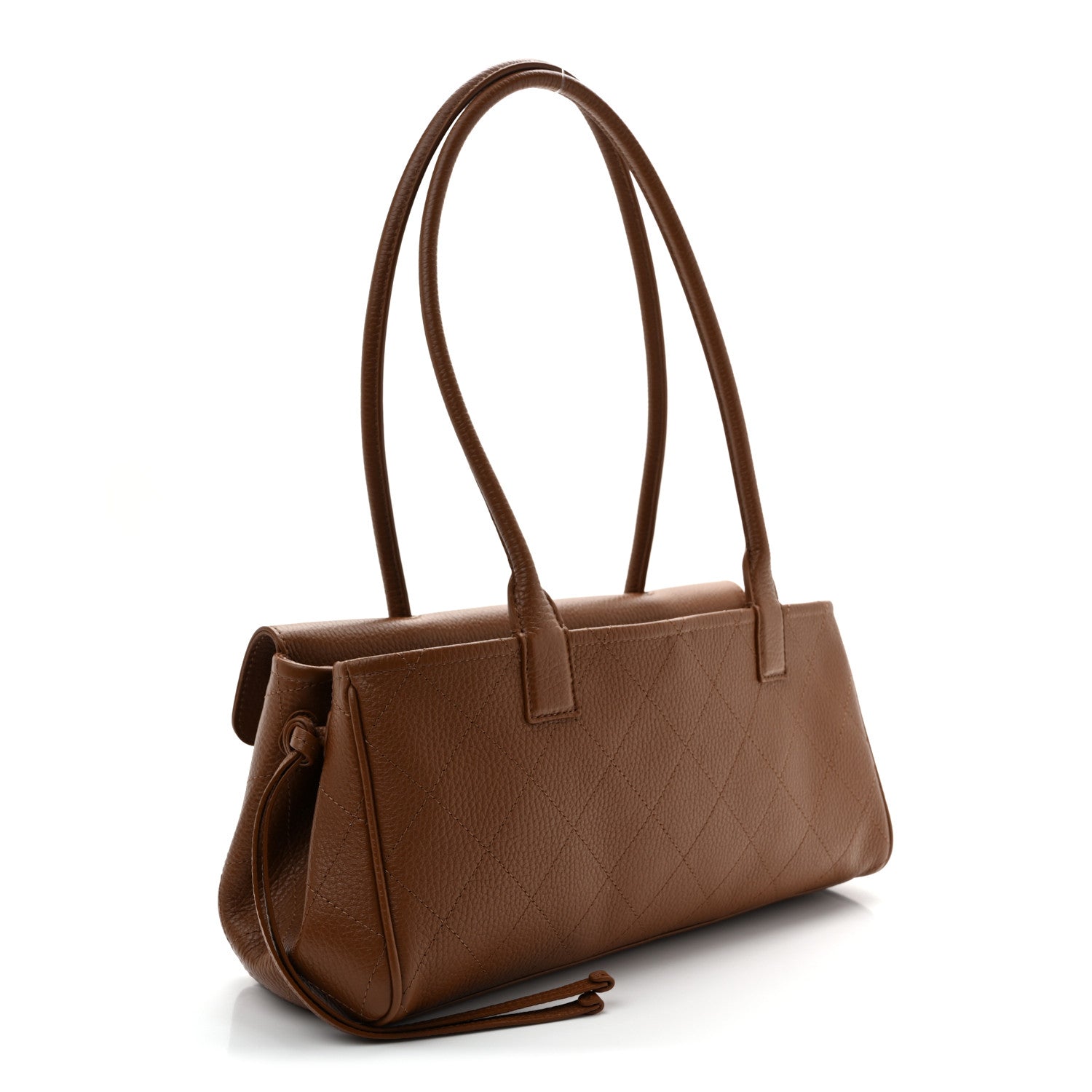 Chanel Grained Calfskin Stitched Urban Essentials Small Shopping Bag Camel 3 of 10