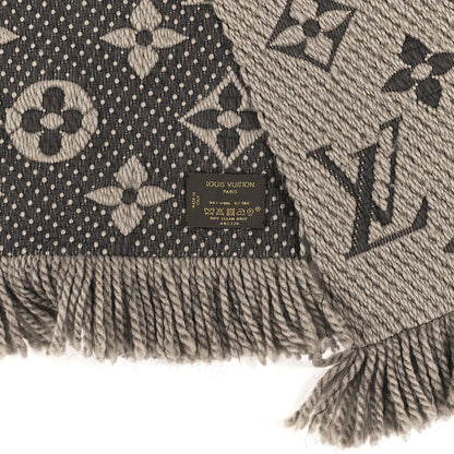 Louis Vuitton Wool Silk Logomania Scarf Verone 4 of 4