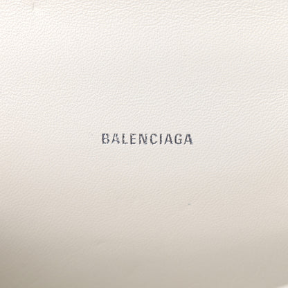 Balenciaga Smooth Calfskin Graffiti Hourglass Top Handle Bag XS White Black 6 of 14