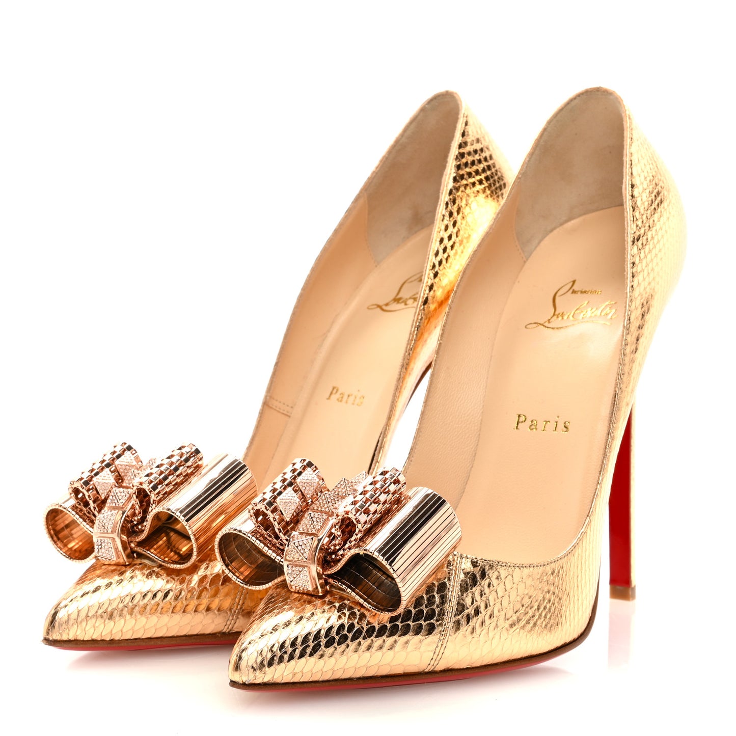 Ayers Metal Nodo Bow 120 Pumps 39 Gold