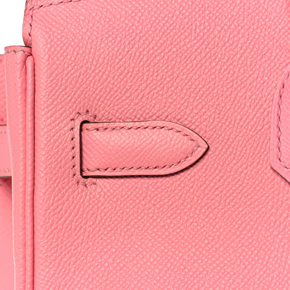 Hermes Epsom Birkin 30 Rose Confetti 13 of 35