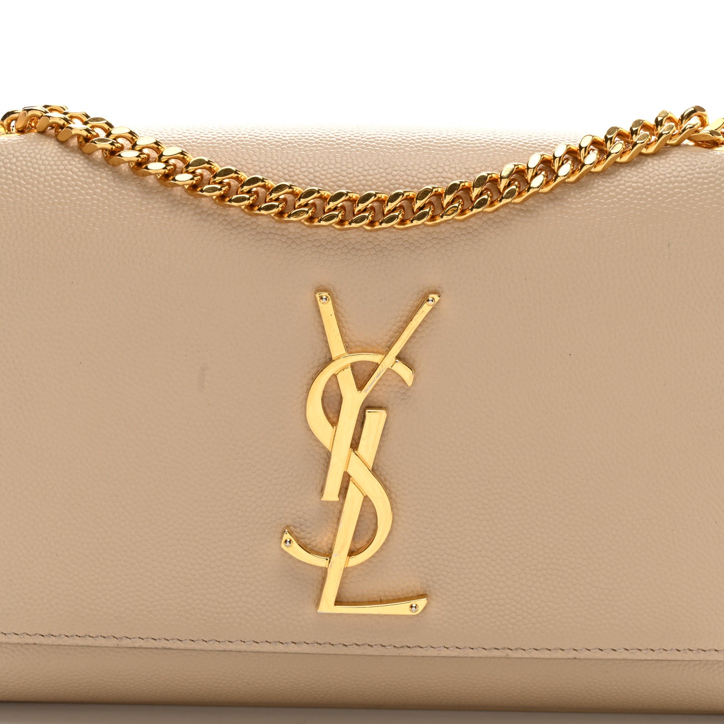 Grain De Poudre Small Monogram Kate Satchel Nude Powder