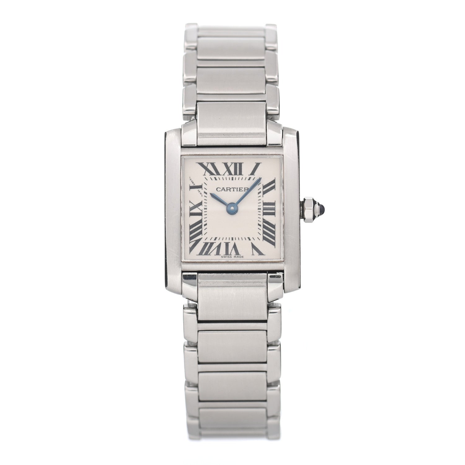 Cartier Stainless Steel 20mm Tank Francaise Quartz Watch 1 of 4