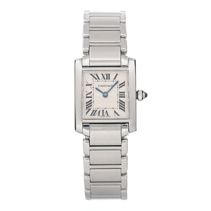 Cartier Stainless Steel 20mm Tank Francaise Quartz Watch 1 of 4