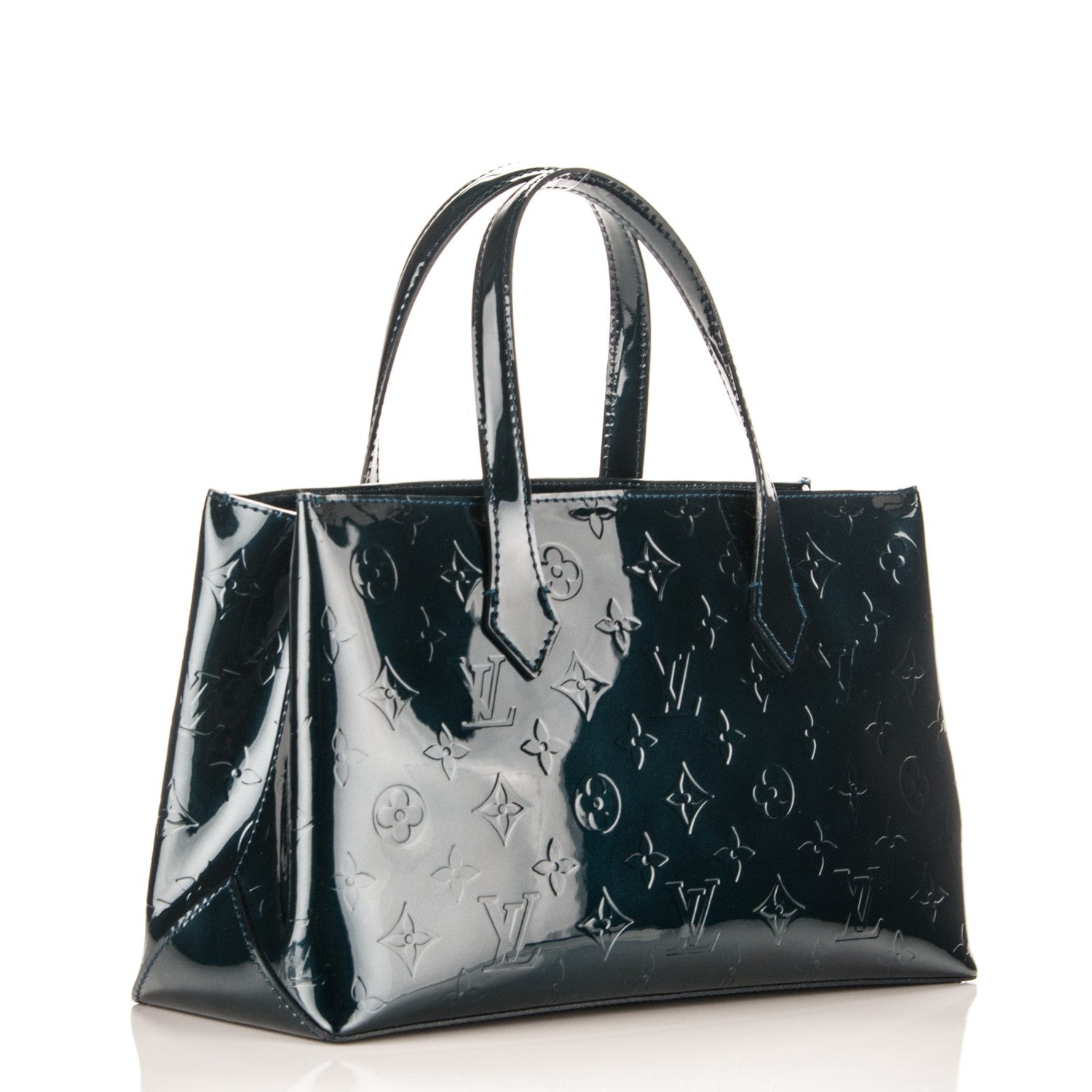 Louis Vuitton Vernis Wilshire PM Blue Nuit 3 of 6