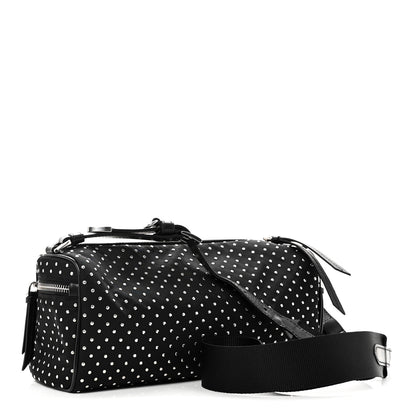 Prada Re-Nylon Studded Shoulder Bag Black 3 of 9