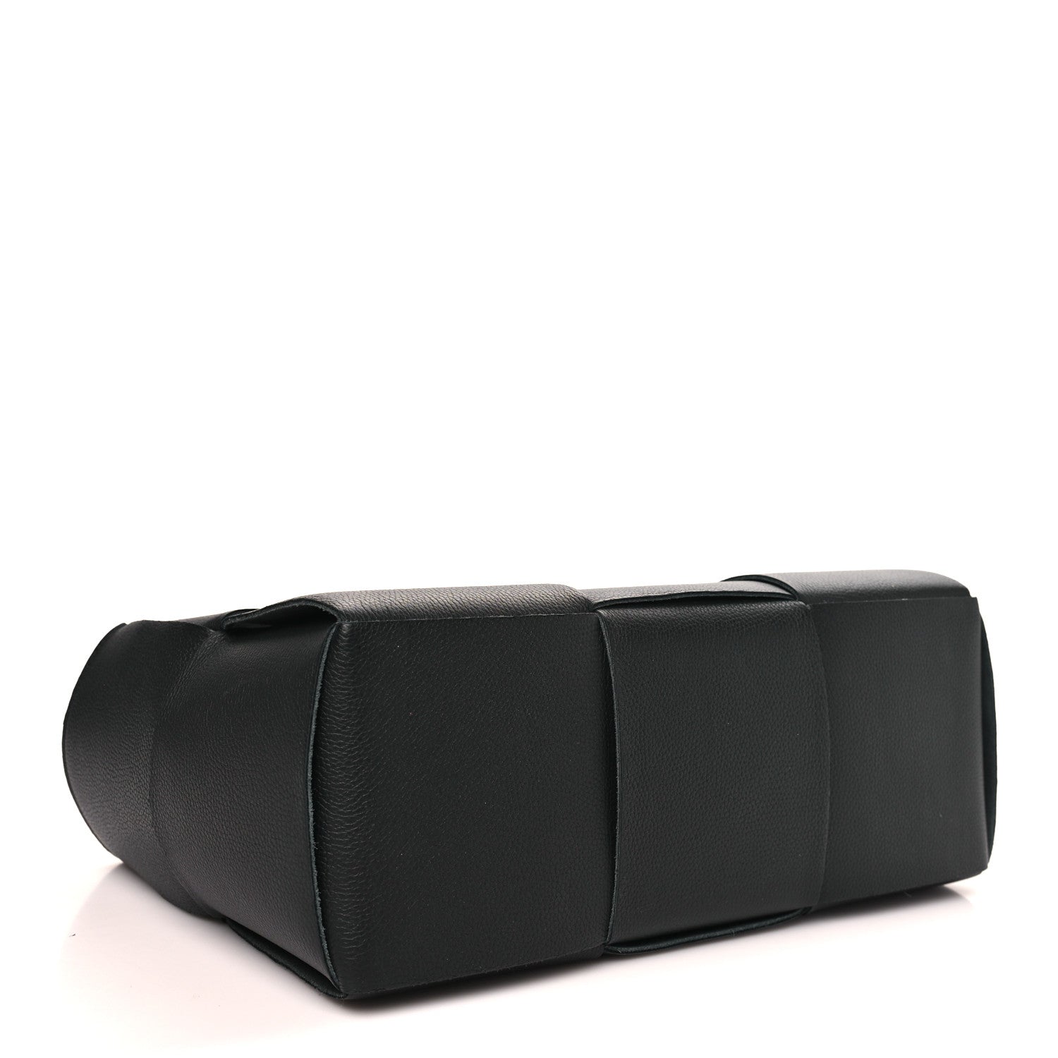 Bottega Veneta Grained Calfskin Intrecciato Small Arco Tote Black 5 of 10