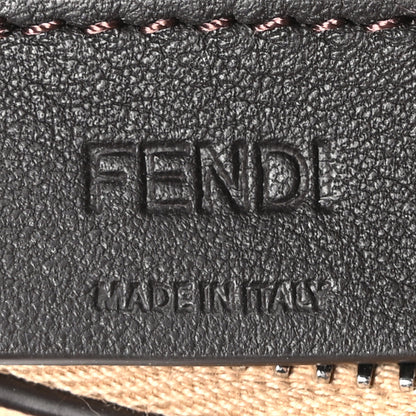 Fendi Vitello Grace Nano Fendigraphy Hobo Charm Miele Scuro 5 of 9