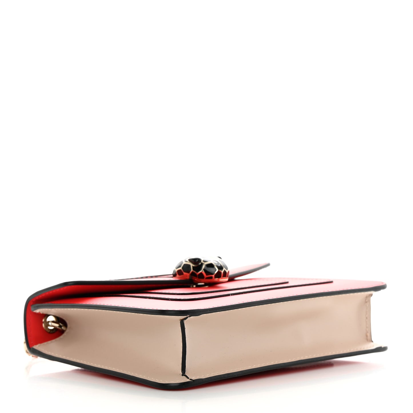 Calfskin Serpenti Forever Crossbody Bag Red Milky Opal