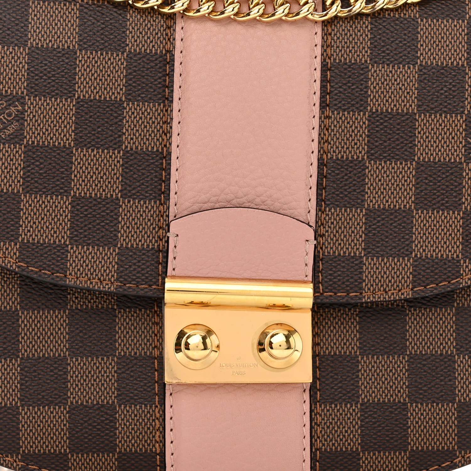 Louis Vuitton Damier Ebene Cuir Taurillon Wight Magnolia 7 of 10