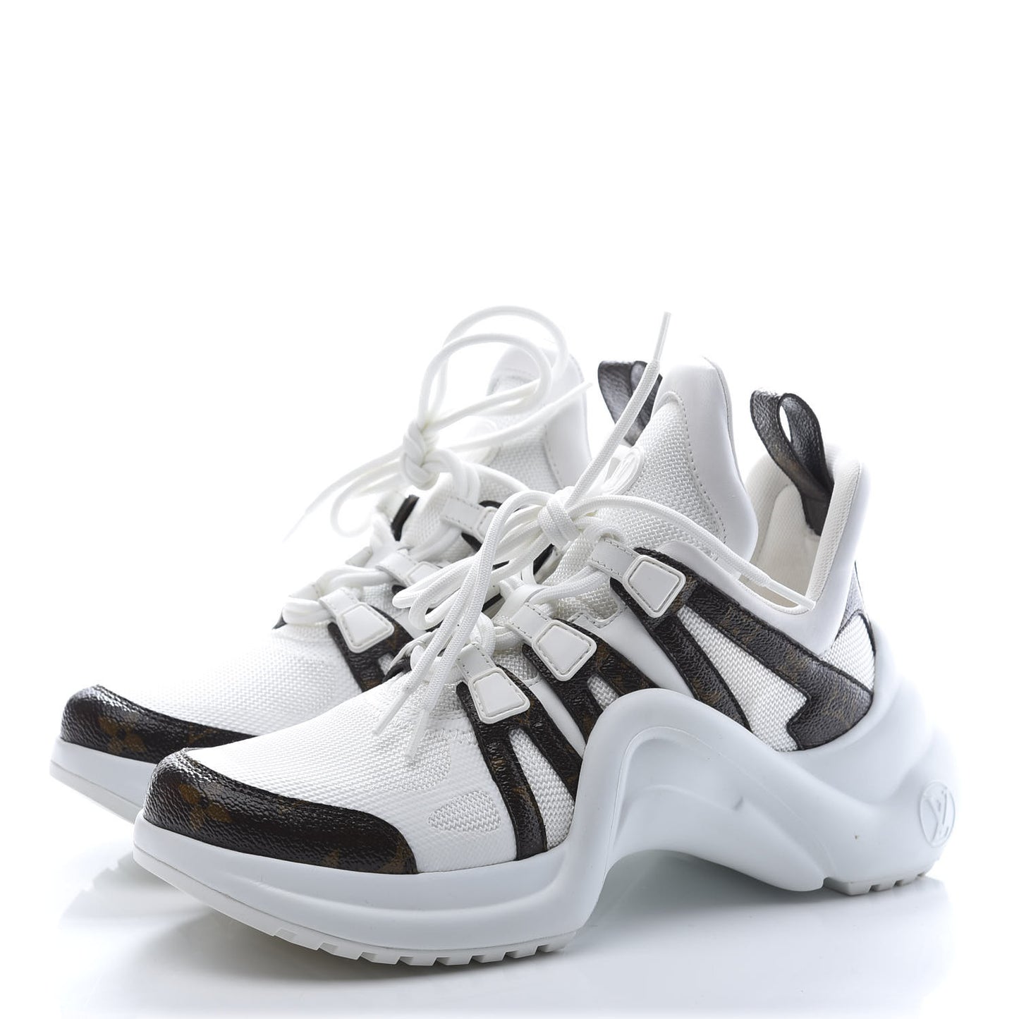 Patent Monogram LV Archlight Sneakers 39 White