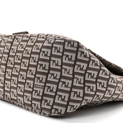 Fendi Metallic Zucchino Vitello Mama Baguette Caffe Argilla Canna di Fucile 10 of 14
