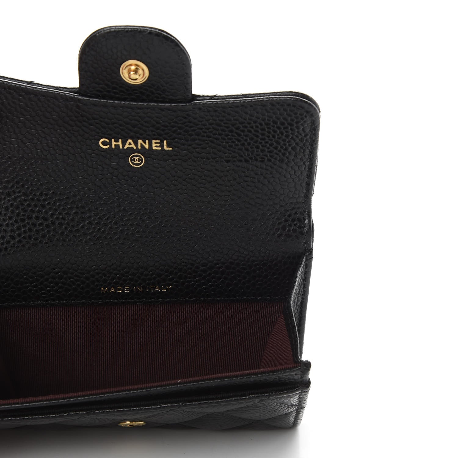 Chanel Caviar Quilted Flap Card Holder Black 5 of 7