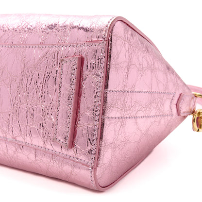 Givenchy Laminated Lambskin Mini Antigona Silk Pink 9 of 9
