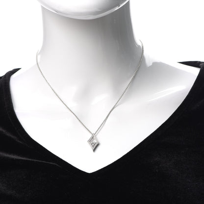 Chopard 18K White Gold Happy Diamonds 3 Floating Diamonds Pendant Necklace 2 of 6