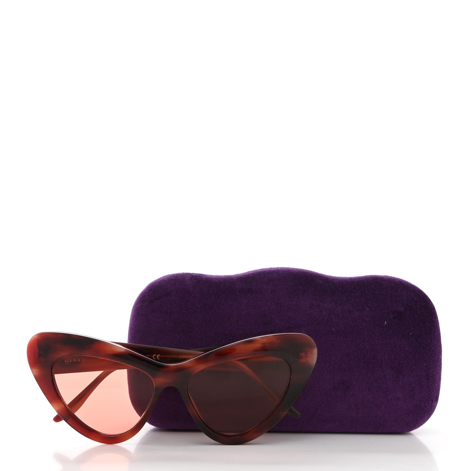 Gucci Cat Eye Sunglasses GG0895S Havana 8 of 8