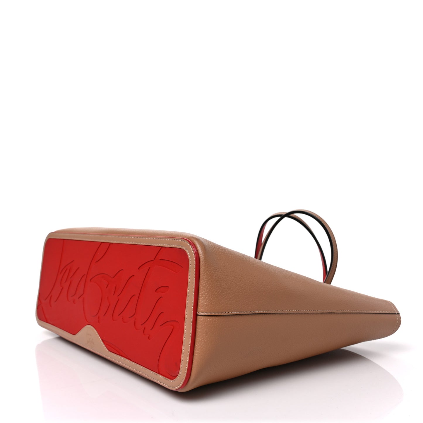 Calfskin Spikes East West Cabata Tote Nude