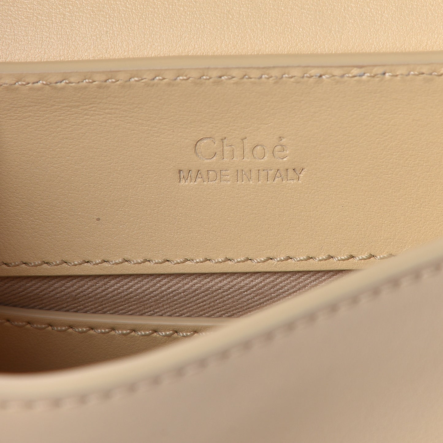 Calfskin Suede C Belt Bag Blondie Beige