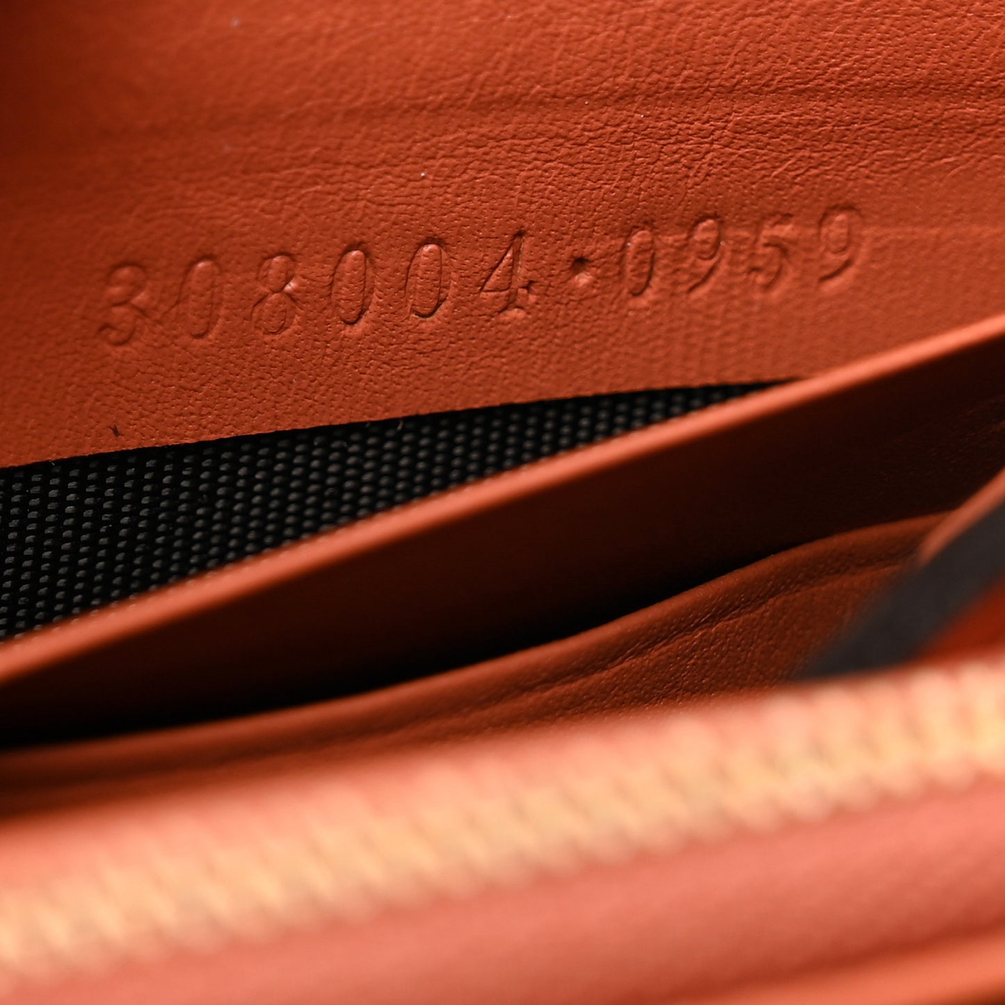 Crocodile Soho Zip Around Wallet Orange