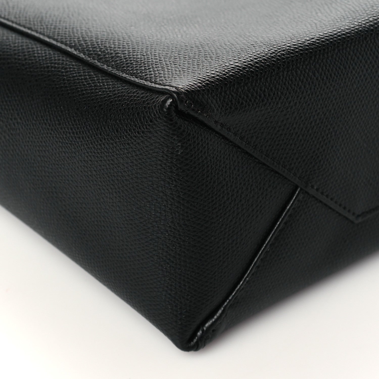 Celine Grained Calfskin Small Vertical Cabas Black 9 of 10