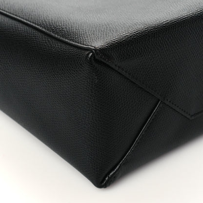 Celine Grained Calfskin Small Vertical Cabas Black 9 of 10